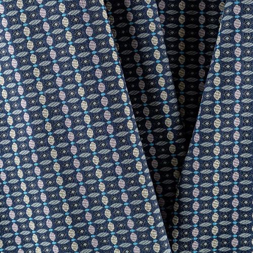 Жаккард К15-341 серо-синий