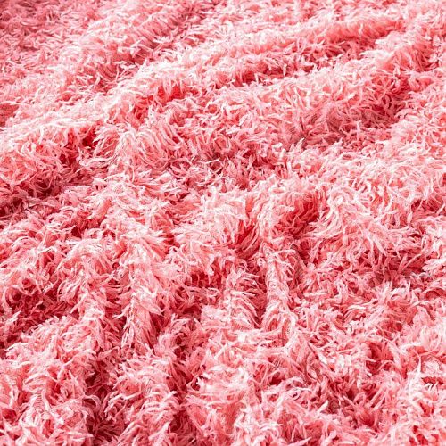 Трикотаж "Перья" 056-02002 кораллово-розовый однотонный