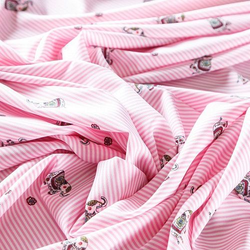 Вискоза "Лоренцо" 036-08066 белый принтованный