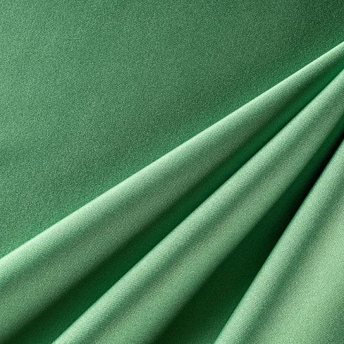 Шелк синтетический стрейч К3-379 травянисто-зеленый однотонный