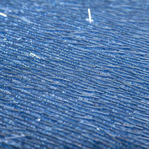 Сетка с пайетками и стеклярусом 050-19863 голубой