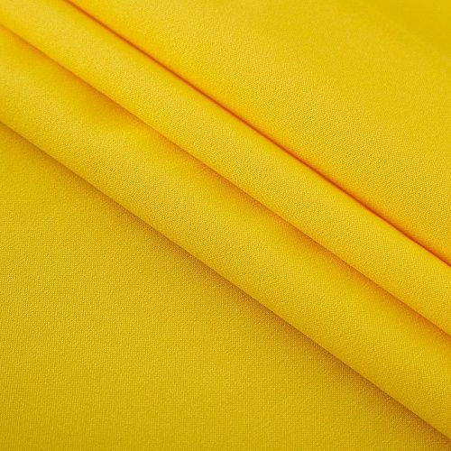 Габардин 011-18288 желтый однотонный