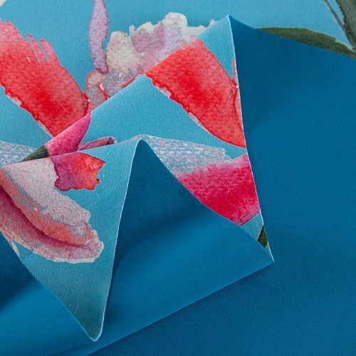 Бифлекс на скубе двусторонний 005-20342 серо-бирюзовый принтованный