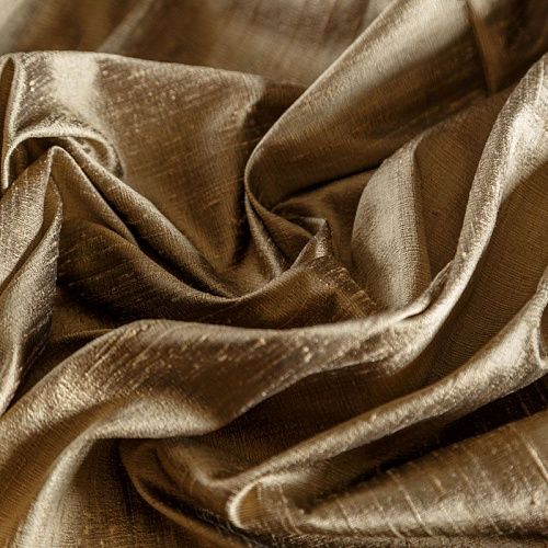 Дикий шелк 016-04751 золотисто-бежевый однотонный