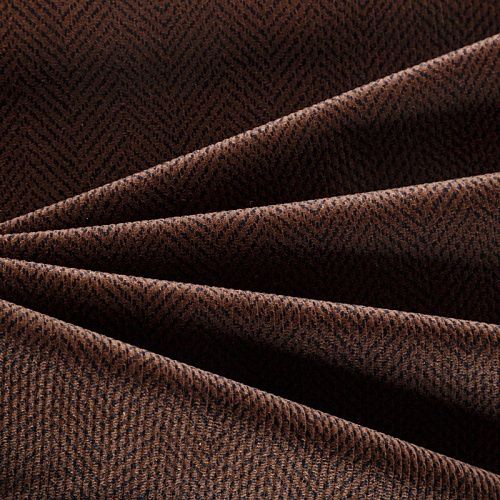 Вельвет 008-05853 шоколадный принтованный