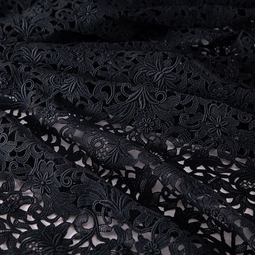 Гипюр-макраме Valentino 012-19796 черный