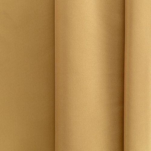 Ткань портьерная тафта h-290 см Т236-02-79 песочно-золотистый однотонный