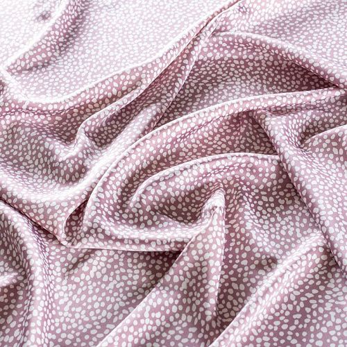 Шелк синтетический 065-01452 розовато-лиловый принтованный
