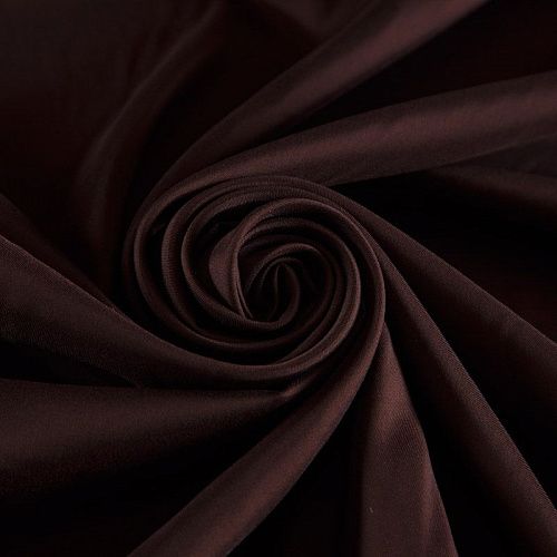 Ткань подкладочная 045-17213 шоколадный однотонный