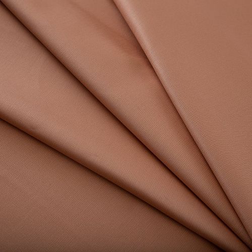 Креп двойной 026-16560 персиково-карамельный однотонный