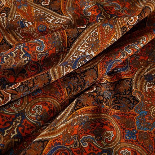 Шерсть плательная Etro 066-19123 корица принтованный