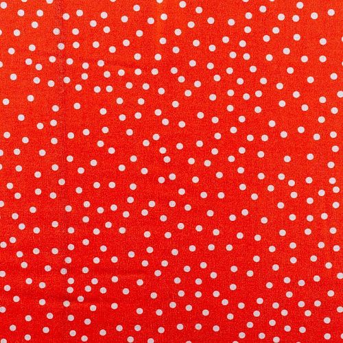 Штапель 069-01481 красный принтованный