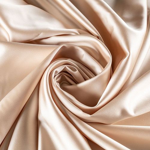 Сатин 0920-341-16-0037 бежевый однотонный