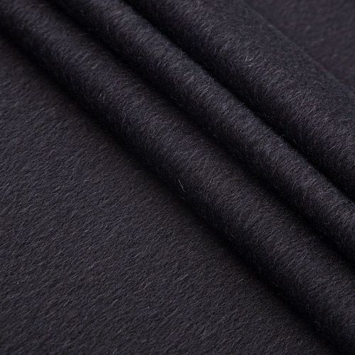 Ткань пальтовая 040-17268 графитовый однотонный