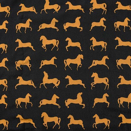 Вискоза 009-12065 черный принтованный