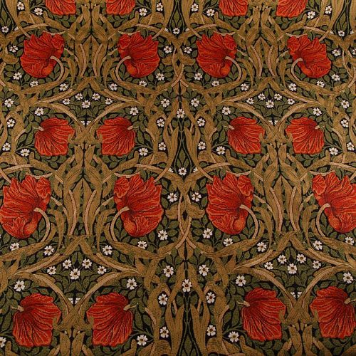 Гобелен У. Моррис Первоцветы 22-02-15842 красный