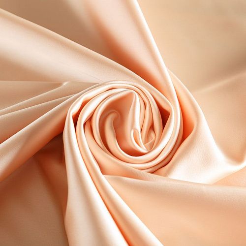 Сатин стрейч 001-06906 телесный однотонный