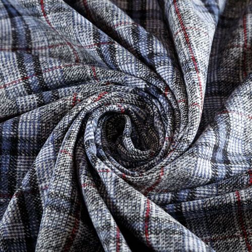 Твид 052-05373 серый меланжевый