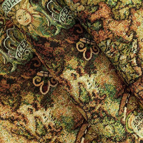 Гобелен гостиный 513-02-35 коричнево-зеленый карта 