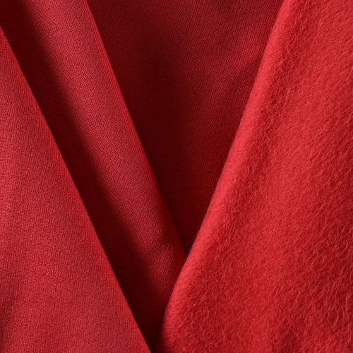 Футер с начесом 062-11822 вишневый однотонный