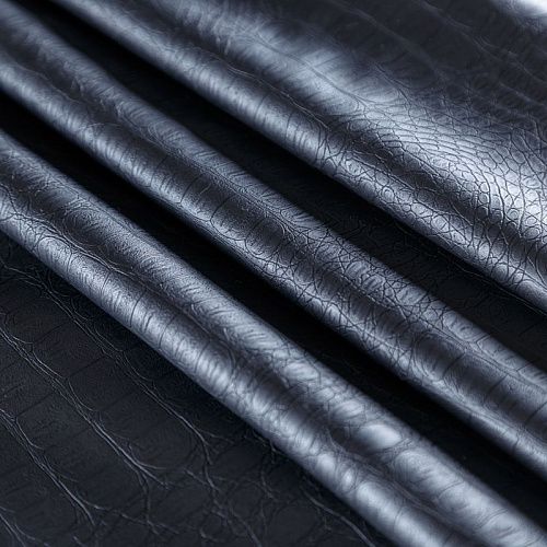 Экокожа стрейч 070-06760 черный однотонный