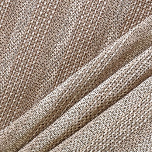 Лен вязаный 035-00841 песочный с люрексом