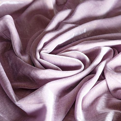 Бархат 002-04348 светло-лиловый однотонный
