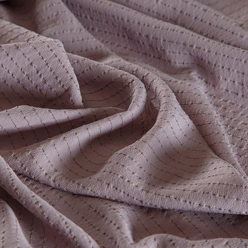 Крепдешин натуральный 028-16383 лилово-серый 