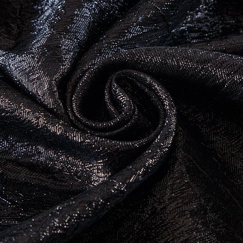 Парча крэш 041-13607 черный