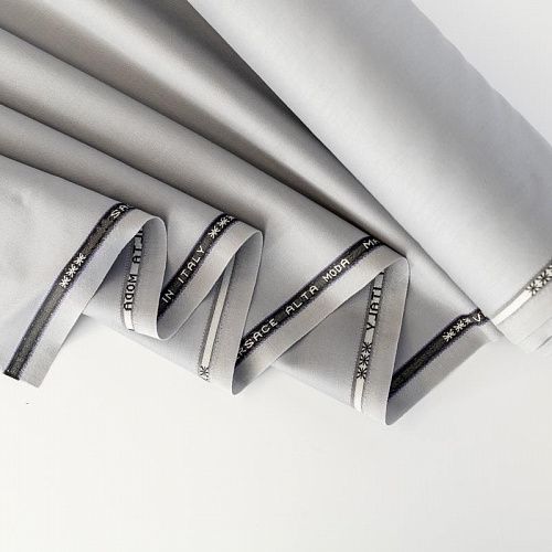 Ткань костюмная К36-143 светло-серый однотонный