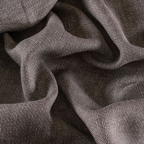 Лен натуральный 035-12095 коричневый меланж