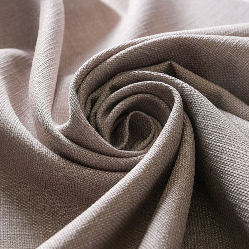 Ткань портьерная лен h-300 см 05-02-11507 экрю однотонный