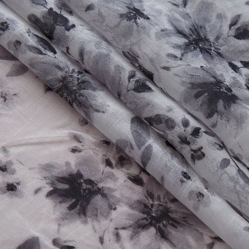 Тенсел 053-17763 бело-серый принтованный