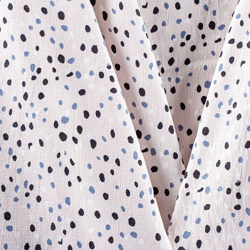 Креп 026-01538 пудровый принтованный