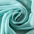 Креп-шифон 027-09823 мятно-бирюзовый однотонный