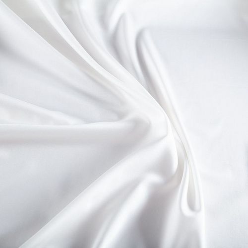 Сатин-коттон 063-19882 белый однотонный