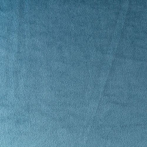 Ткань портьерная бархат h-300 см 09-02-00053 бирюзово-синий однотонный