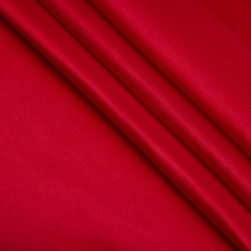 Ткань подкладочная стрейч 045-20121 красный однотонный