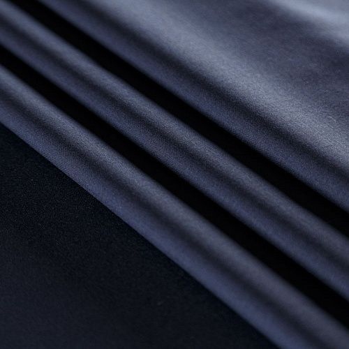 Ткань костюмная 025-05839 темно-синий однотонный