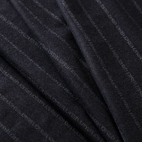 Ткань костюмная Versace 025-19085 темно-серый принтованный