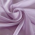 Шифон шелковый 068-16804 разбеленный сиреневый однотонный