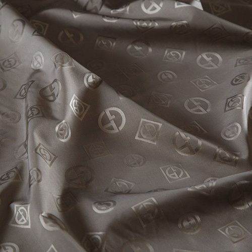 Ткань плащевая Armani 042-16568 темное-серебро