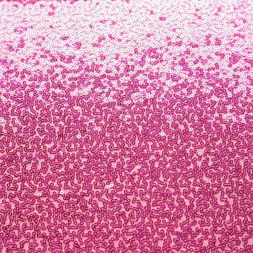 Пайетки на сетке 055-02834 фуксия однотонный