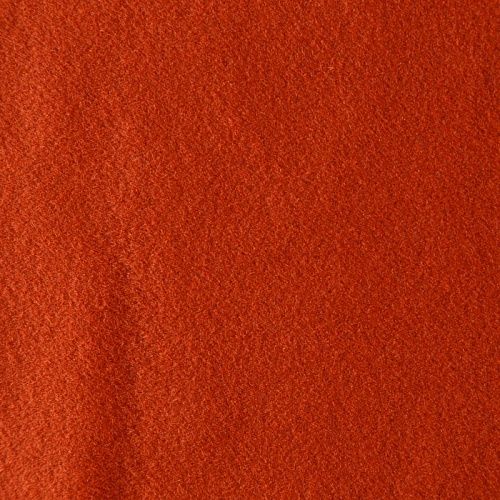 Ткань пальтовая 040-05190 темно-мандариновый однотонный