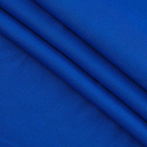 Твил-штапель 069-13123 васильковый однотонный