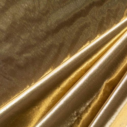 Парча К33-365 золотой однотонный