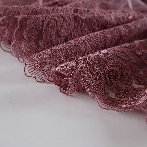 Гипюр 012-10942 лиловый