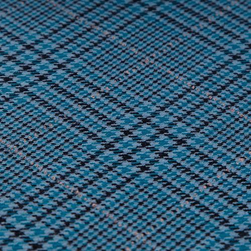 Ткань костюмная 025-14911 голубой принтованный