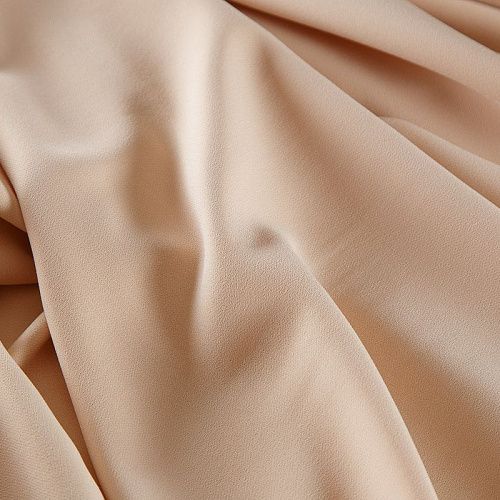 Креп стрейч 026-17218 телесный однотонный