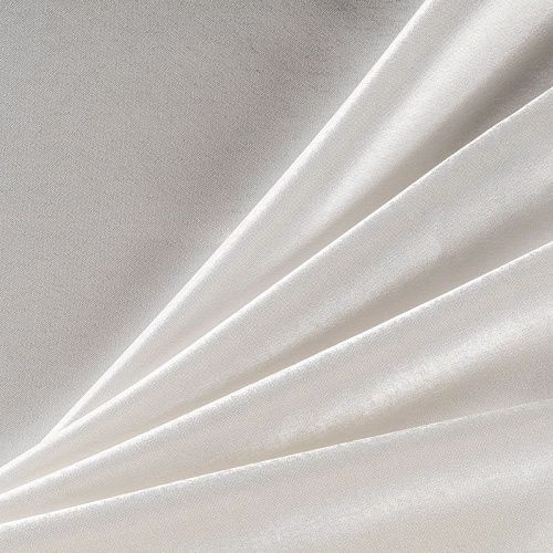 Креп-сатин К33-916 молочный однотонный